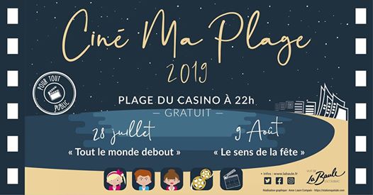 Ciné Ma Plage 2019 organisé par la Ville de La Baule-Escoublac ce dimanche 28 ju…